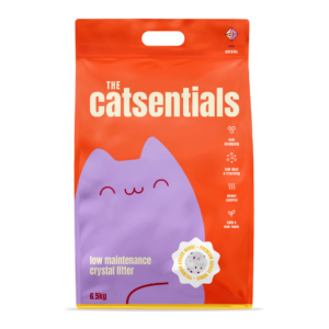 The Catsentials Low Maintenance Crystal Litter - 2 x 6.5kg