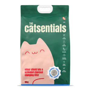 The Catsentials Odour Shield Tofu And Activated Charcoal Clumping Litter - 10kg