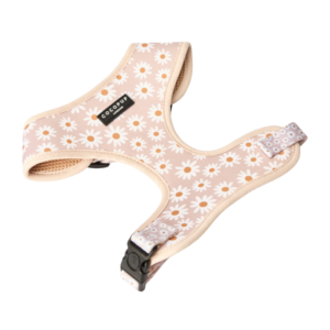 Cocopup London Adjustable Neck Dog Harness in Daisy Chain Pink - Large