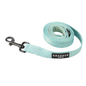 Cocopup London Classic Padded Dog Lead in Sage Leopard Green - One Size