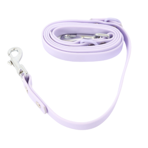 Cocopup London Nakd Waterproof Dog Lead in Parma Violets Purple - One Size