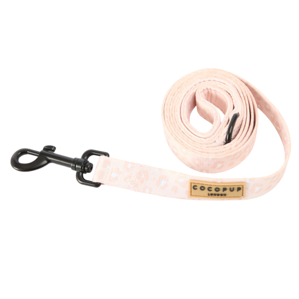 Cocopup London Classic Padded Dog Lead in Nude Chic Leopard – One Size