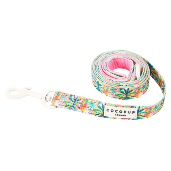 Cocopup London Classic Padded Dog Lead in Portofino Pup Summers – One Size