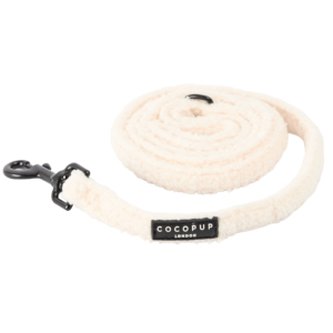 Cocopup London Teddy Puppy Dog Lead in Dolly White - One Size