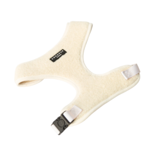 Cocopup London Adjustable Neck Dog Harness in Teddy Dolly Cream - Large