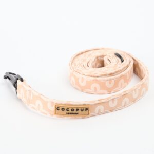 Cocopup London Classic Embossed Dog Lead in Vanilla Flower - One Size
