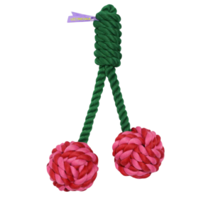 Vetreska Knot Rope Toy Cherry - One Size
