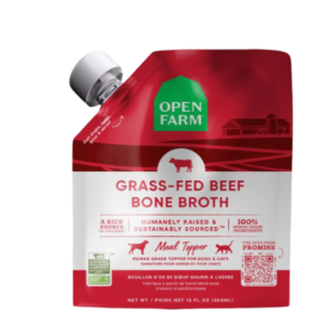 Open Farm Grass Fed Beef Bone Broth Meal Topper - 2 x 340g