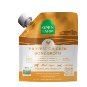 Open Farm Harvest Chicken Bone Broth Meal Topper - 2 x 340g