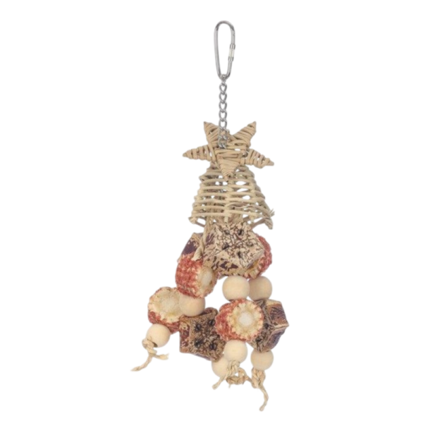 Nature Island Pinecone Harvest Hanging Bird Toy – Each