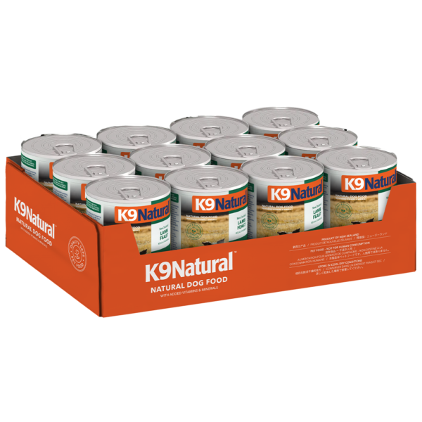 K9 Natural Grass-Fed Lamb Feast All Lifestage Wet Dog Food Cans