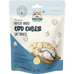 Freecat Freeze Dried Cod Cubes Cat Treats - 20g