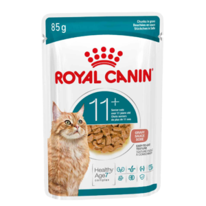Royal Canin Ageing 11+ Gravy Adult Wet Cat Food Pouches - 12 x 85g