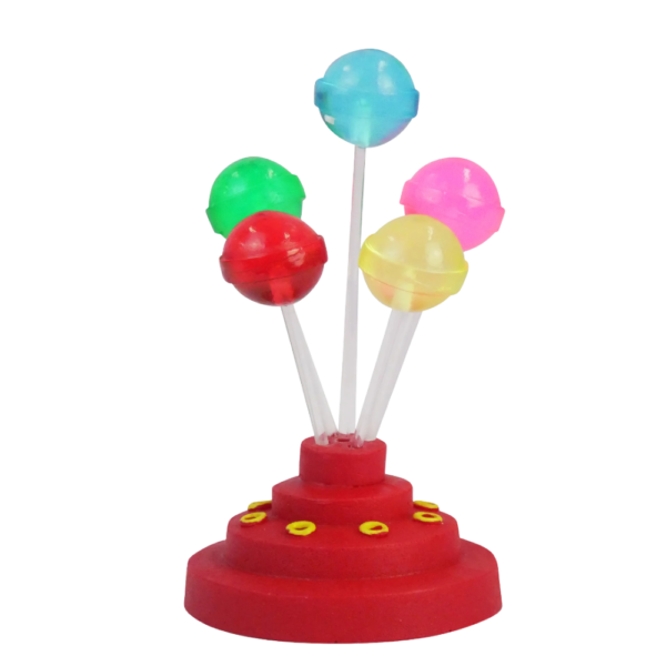 Fishtank Tv Candyland Lollipops Aquarium Decor Ornament