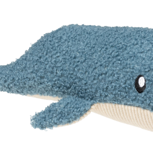 Fuzzyard Life Plush Dog Toy French Blue Whale - One Size