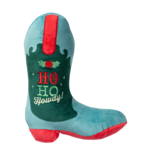 Fuzzyard Ho Ho Howdy Boot Plush Dog Toy - one size