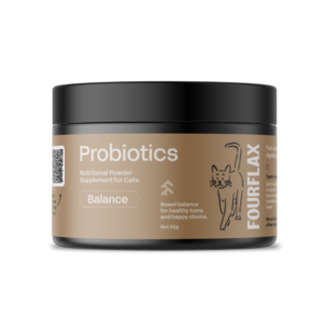 Fourflax Probiotics - Immunity Digestive Support Powder for Cats - 60g