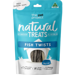 The Pet Project Fish Twists Dog Treats - 100g