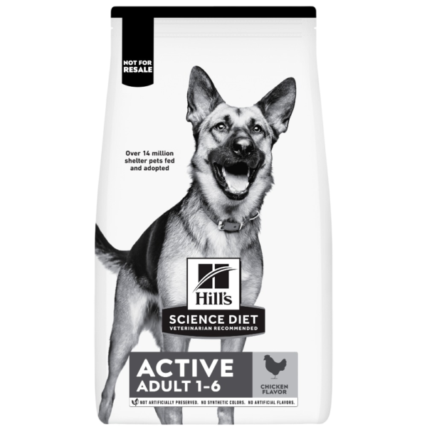 Hill’s Science Diet Chicken Active Adult Dry Dog Food – 20kg