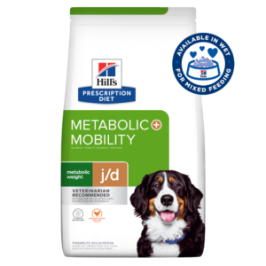 Hill's Prescription Diet J/D Metabolic & Mobility Adult Dry Dog Food - 10.8kg