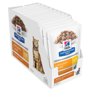 Hill's Prescription Diet C/D Multicare Chicken Cat Food Pouches - 12 x 85g
