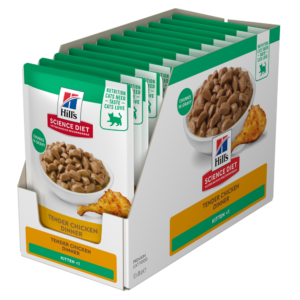 Hill's Science Diet Kitten Chicken Cat Food Pouches - 12 x 85g