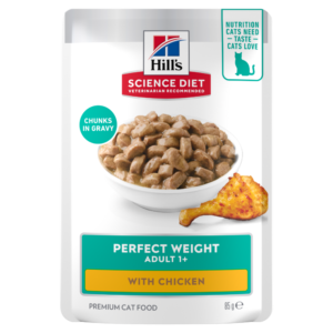 Hill's Science Diet Perfect Weight Adult Wet Cat Food Pouches - 12 x 85g
