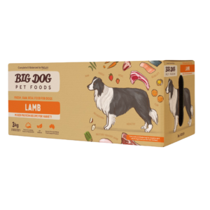 Big Dog Lamb Frozen Raw All Lifestages Dog Food - 3kg