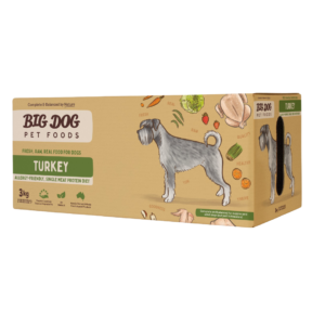 Big Dog Turkey Frozen Raw All Lifestages Dog Food - 3kg