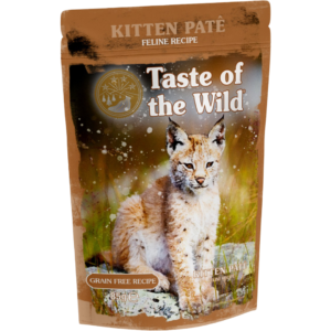 Taste Of The Wild Chicken Pate Kitten Wet Cat Food Pouches - 12 x 85g