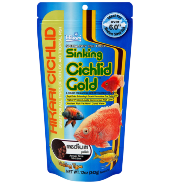 Hikari Cichlid Gold Sinking Medium – 342g
