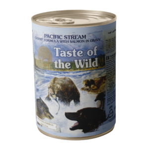 Taste Of The Wild Pacific Stream Salmon in Gravy Adult Wet Dog Food Cans - 12 x 390g