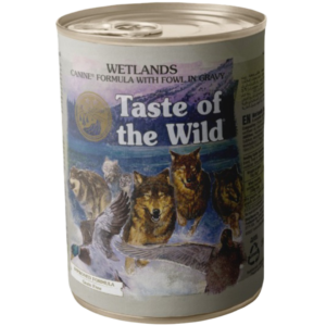Taste Of The Wild Wetlands Fowl in Gravy Adult Wet Dog Food Cans - 12 x 390g