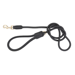 Fuzzyard Life Atelier Vegan Leather Rope Dog Lead in Slate Grey - Large
