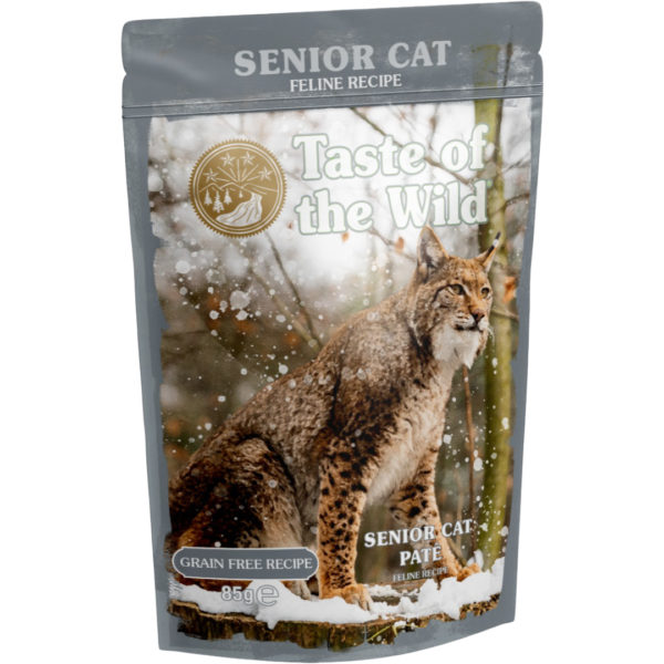 Taste Of The Wild Chicken Pate Senior Cat Wet Food Pouches – 12 x 85g