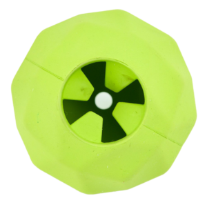 Paws For Life Treat Dispensing Geometric Rubber Ball Dog Toy - One Size