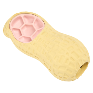 Paws For Life Holey Veggie Treat Dispensing Rubber Peanut Dog Toy - One Size