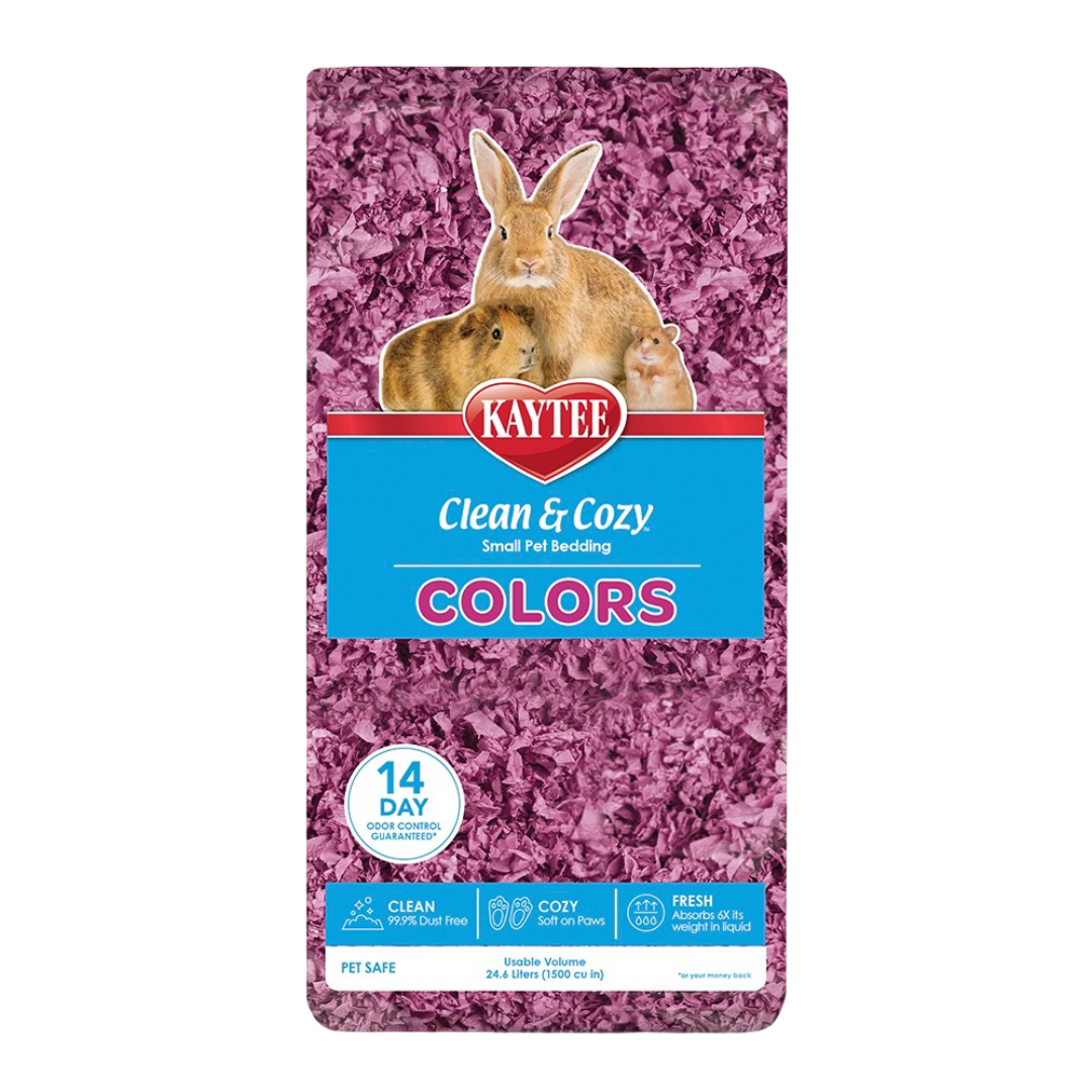 Kaytee Clean & Cozy Extreme Odour Small Pet Bedding Plum - 24.6L