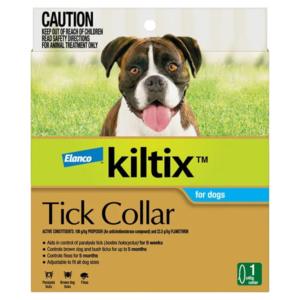 Kiltix Tick And Flea Collar for Dogs - One Size
