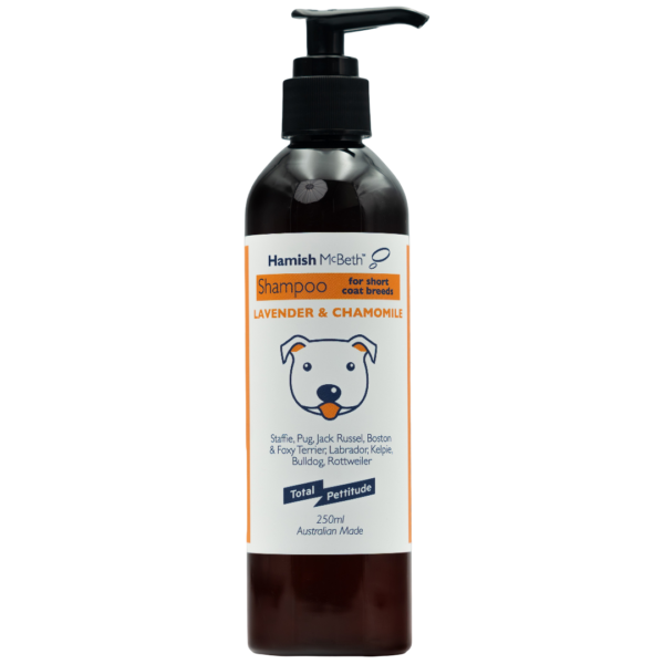 Hamish Mcbeth Staffie & Short Coat Natural Gentle Citrus Dog Shampoo – 250ml