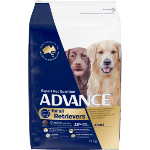 Advance Retrievers Adult Dry Dog Food Chicken With Rice - 13kg
