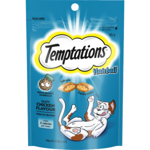 Temptations Hairball Chicken Cat Treats - 85g
