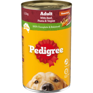 Pedigree Adult Wet Dog Food Beef Pasta Vegies Homestyle - 12 x 1.2kg