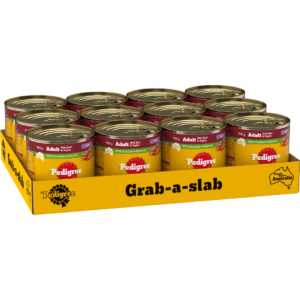 Pedigree Beef and Vegies Loaf Adult Wet Dog Food Can - 12 x 700g