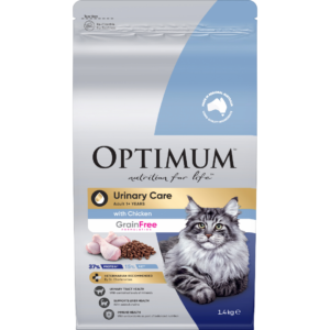 Optimum Urinary Care with Chicken Adult Dry Cat Food - 1.4kg