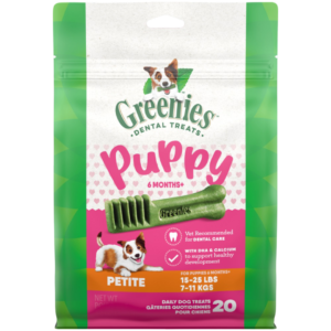 Greenies Original Petite Puppy Dental Dog Treats - 20 Chews