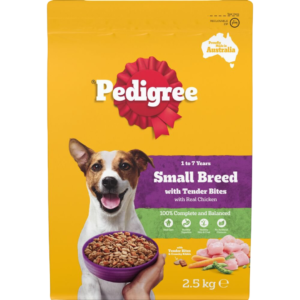 Pedigree Small Breed Adult Dry Dog Food Real Chicken - 2.5kg