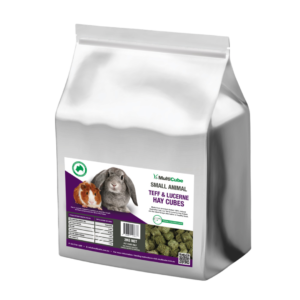 Multicube Teff and Lucerne Small Animal Hay Cubes - 2kg