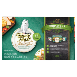 Fancy Feast Medleys Primavera Collection Variety Pack Wet Cat Food - 12 x 85g