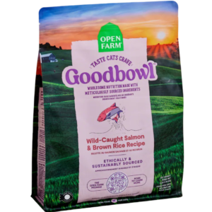 Open Farm Goodbowl Salmon and Brown Rice Adult Dry Cat Food - 3.2kg
